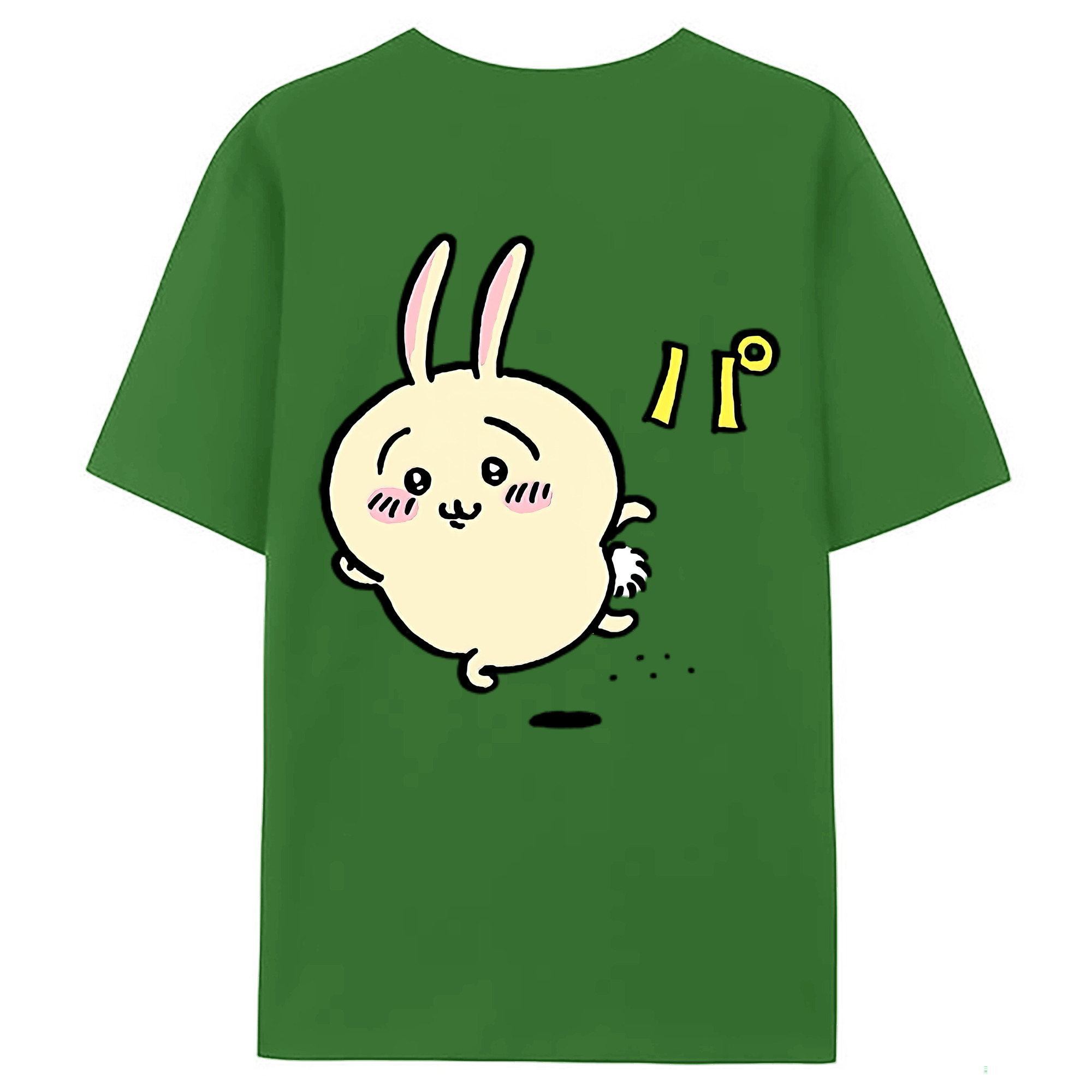 （画像用） ちいかわ うさぎ Chii-kawa usagi レディース半袖Tシャツ(バックプリント)